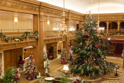 Fairmont Olympic HotelLobby and Festival of Trees