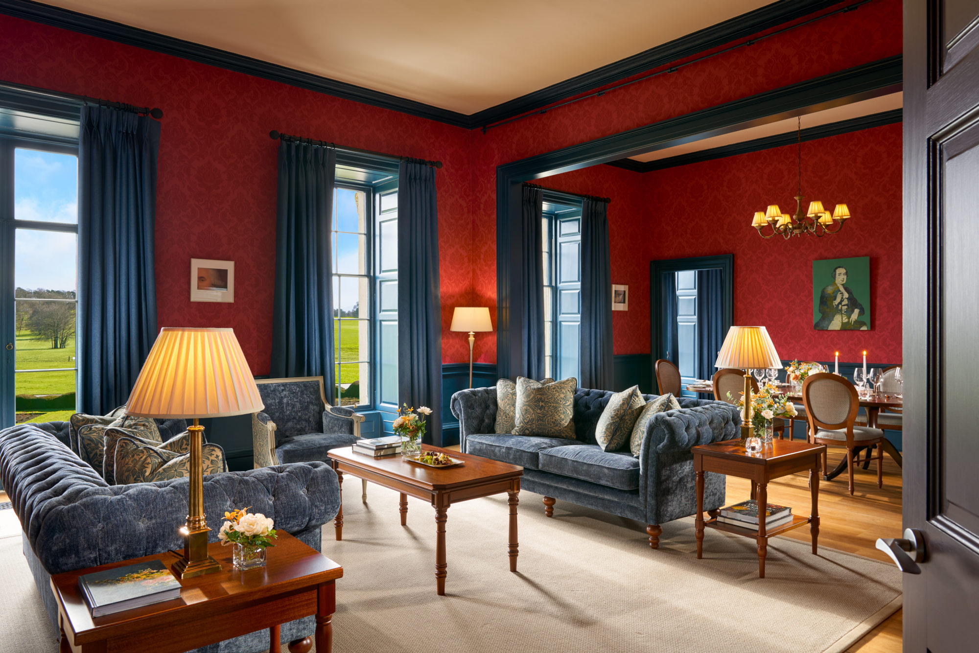 House Presidential Suite at Carton House – The Duke sitting room – copyright Carton House-jpg