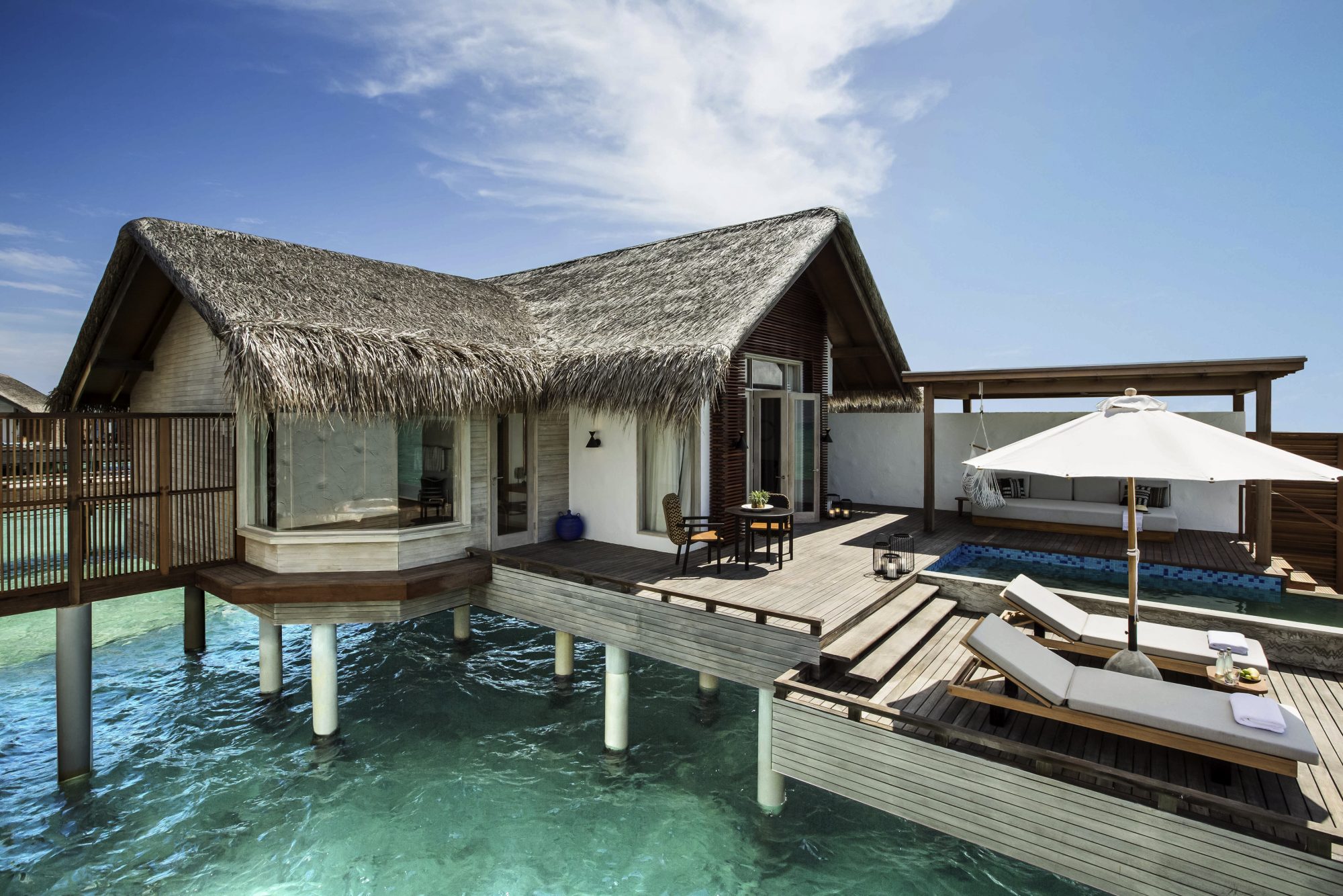 Fairmont Maldives - Water Villa Exteriors