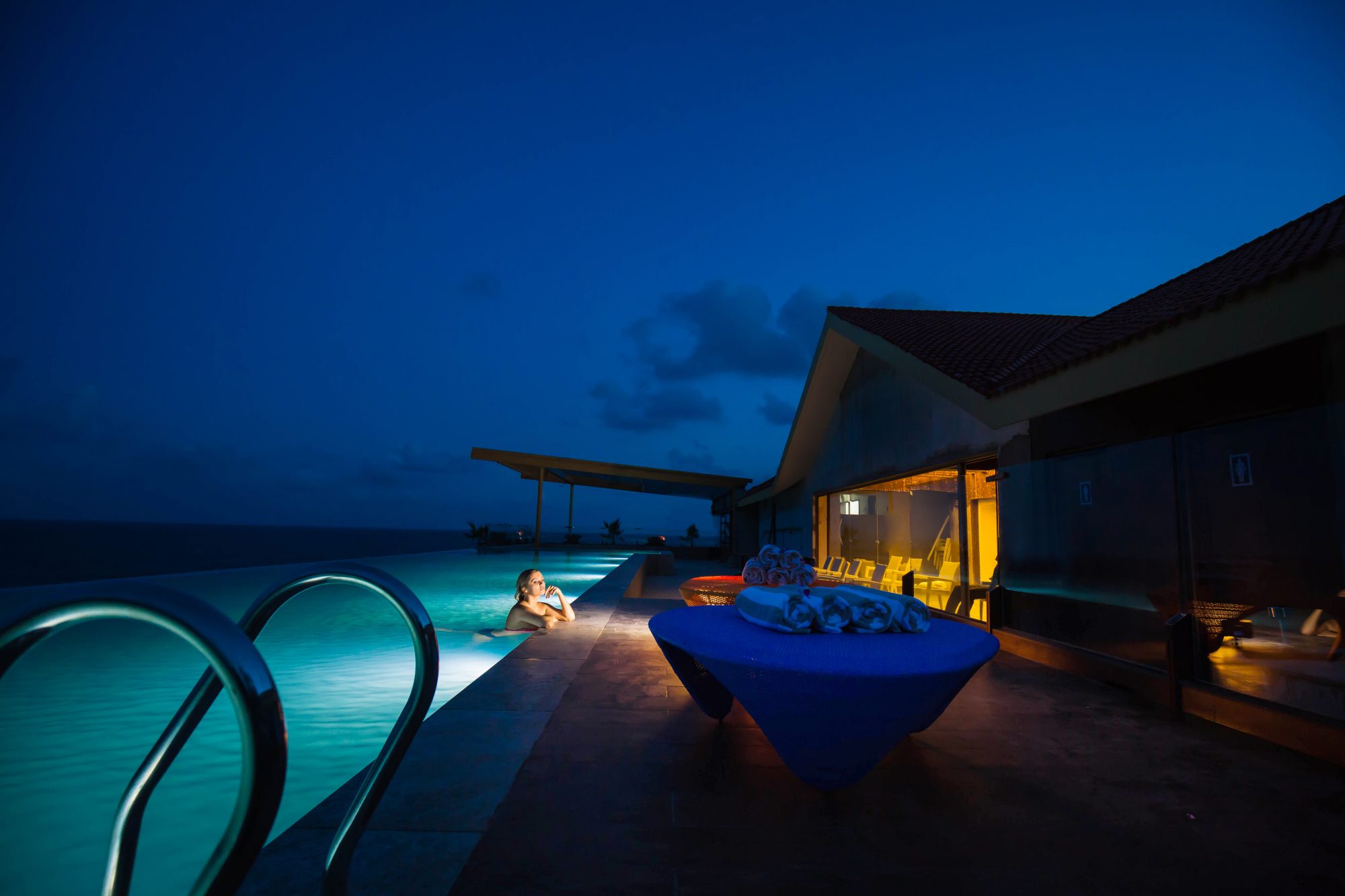 Rooftop Infinity Pool at Varun Beach Bheemili Resort Managed by AccorHotels 