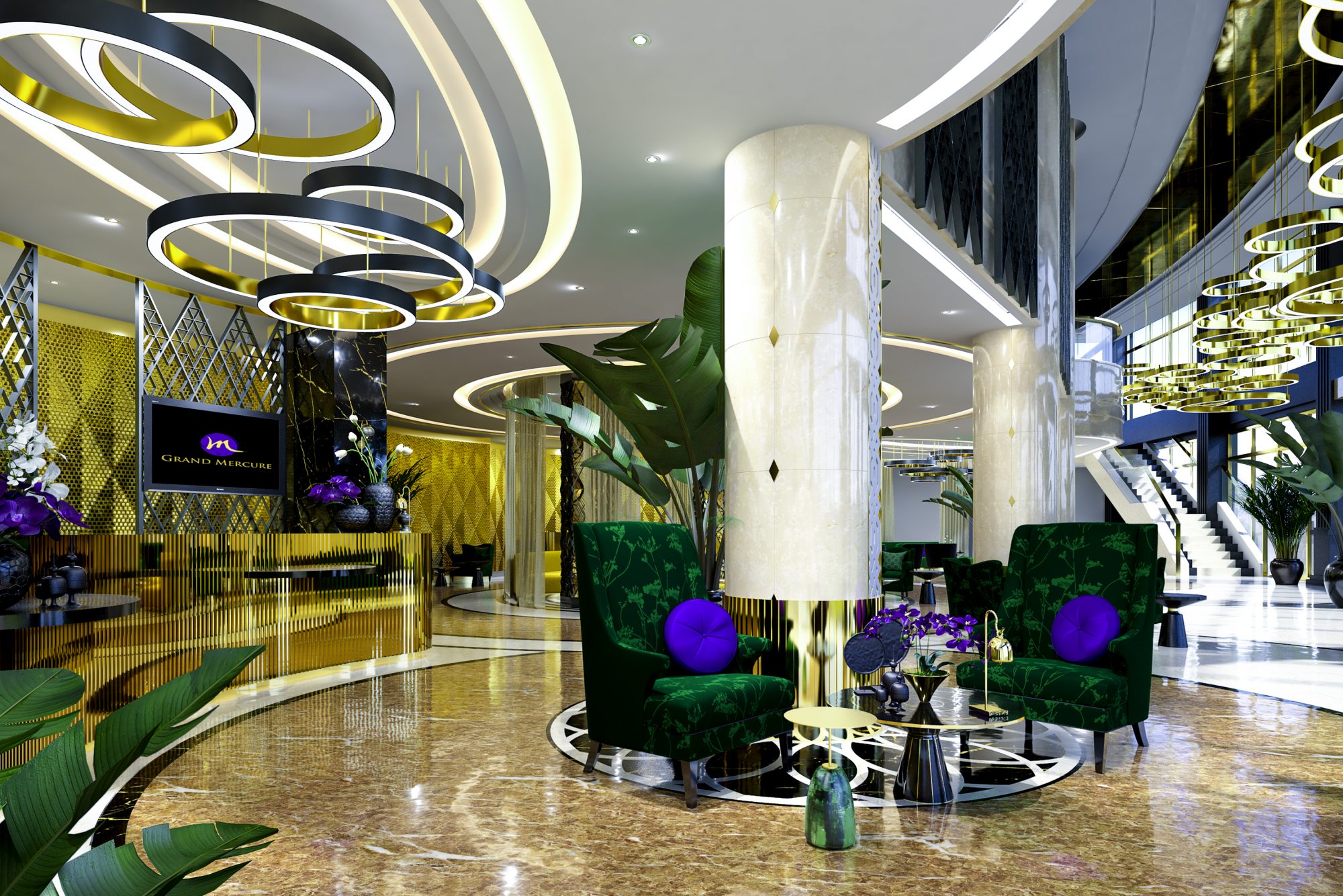 Grand Mercure Yangon Golden Empire - Lobby area
