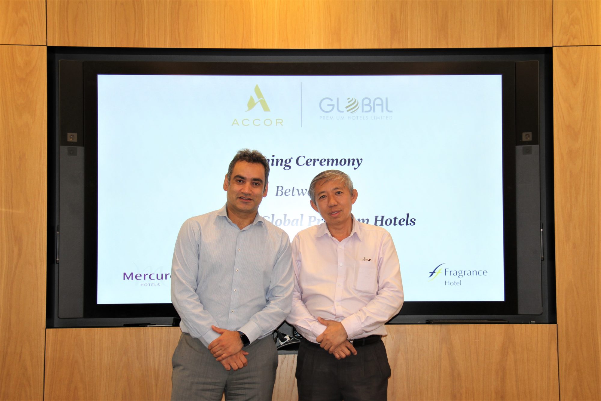 Gaurav Bhushan – Global Chief Development Officer Accor and Dr James Koh –  Owner Global Premium Hotels Limited