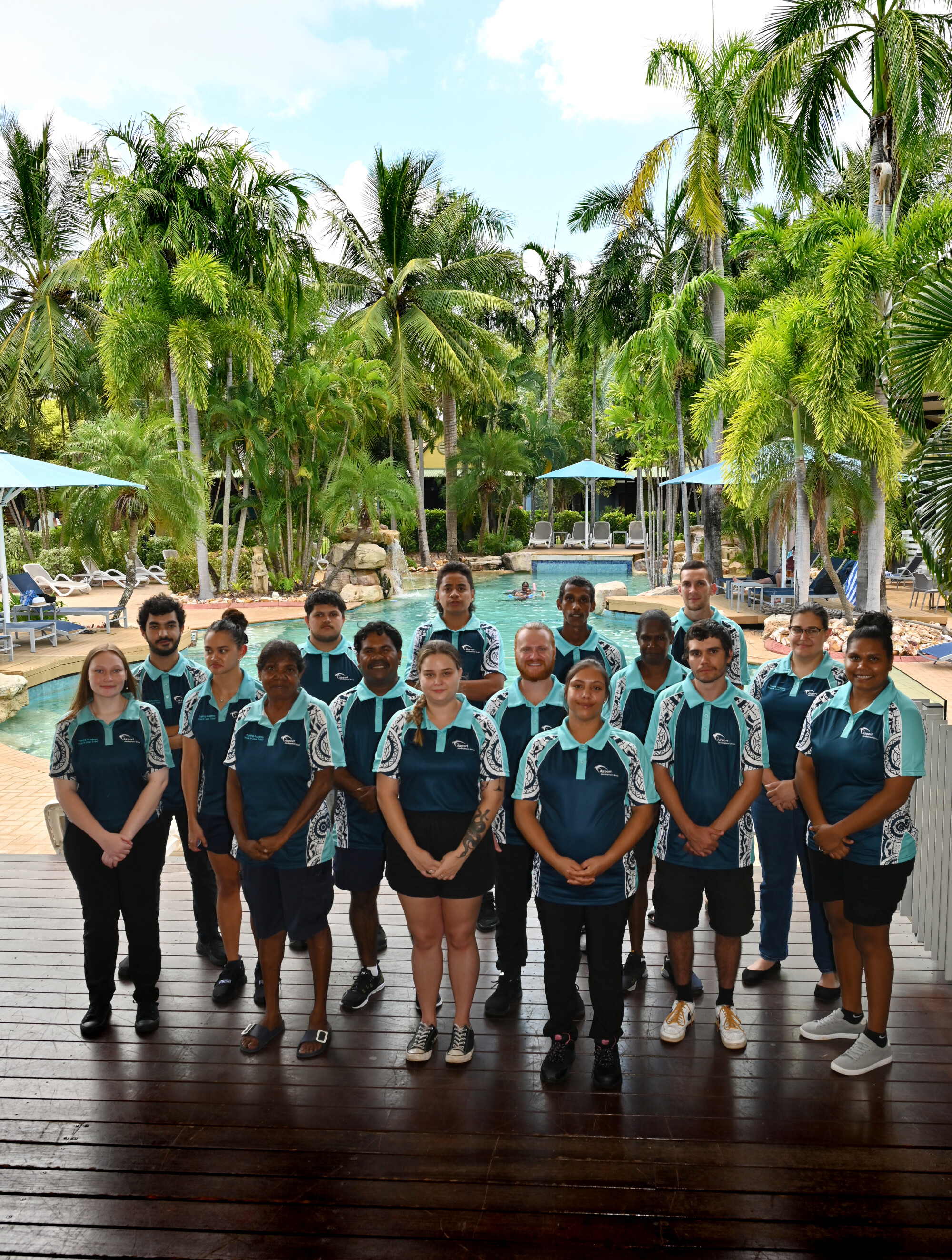 Indigenous trainees at Darwin Airport Resort-jpg