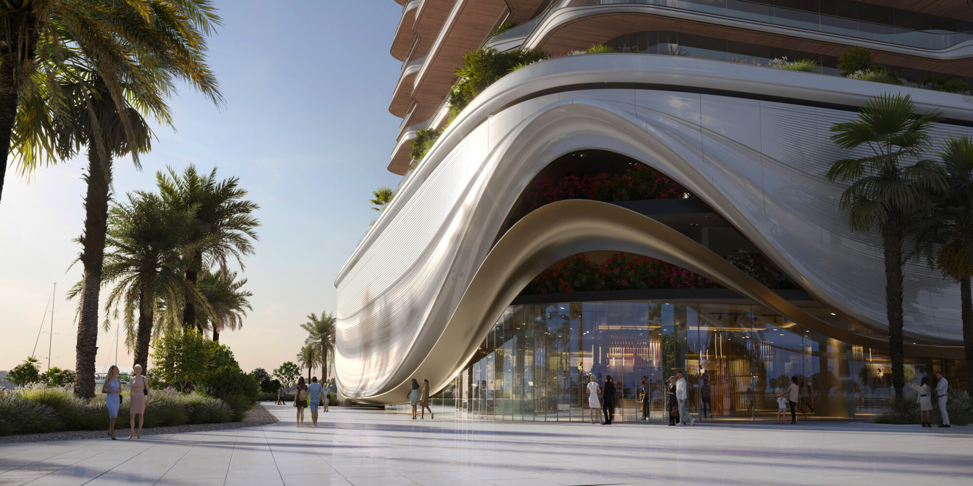 Swissôtel Waterfront Residences at Dubai Islands Entrance