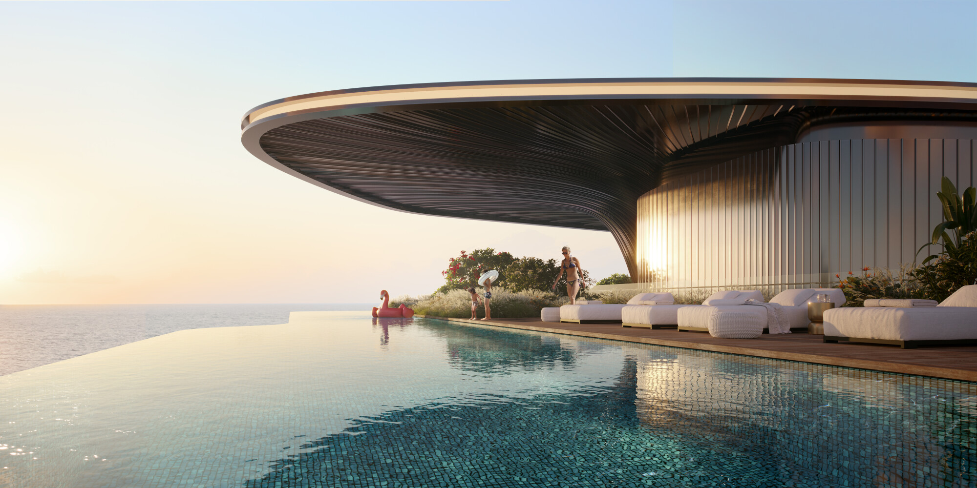 Swissôtel Waterfront Residences at Dubai Islands swimming pool